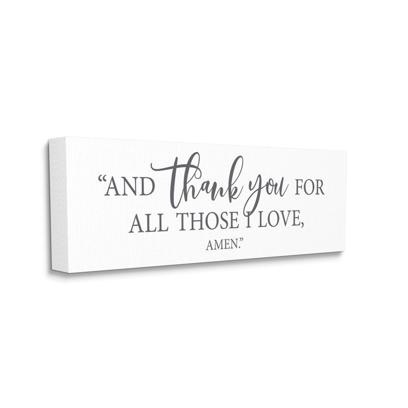 White Canvas Religious Quote Wall Art, 24" x 10"