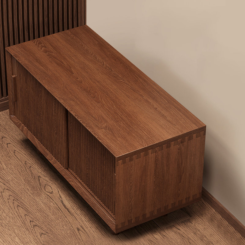 4 Pair Solid Wood Shoe Storage Bench