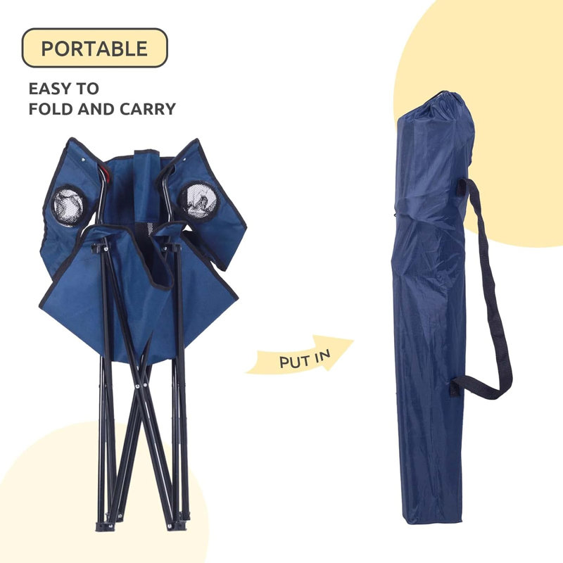 Folden Folding Camping Chair, Navy