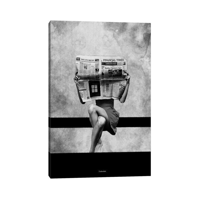 Simplicity by Underdott Art - Wrapped Canvas Print, 20.32 cm H x 30.48 cm W