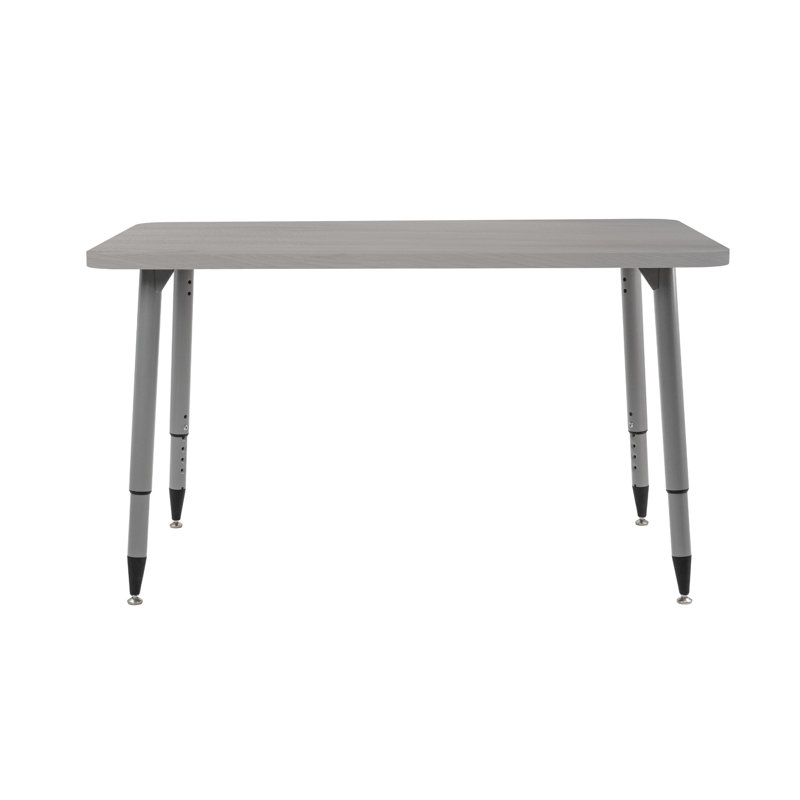 Table d'activité Adapte 24 x 36, 30 po x 48 po, Bois gris clair / argent