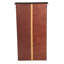 Armoire multimédia à panneau de fenêtre noire-33089847