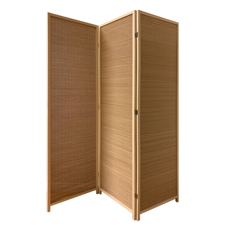 Paravent en bambou Elizabethville, Brun naturel, 3