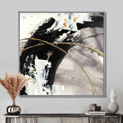 Abstrait, art mural sur toile abstraite, impression moderne à l'arc peint Glam I