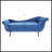 Chaise Lounge With Scroll Arm
