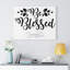 Be Blessed 1 Piece Wrapped Canvas Wall Art-440164354