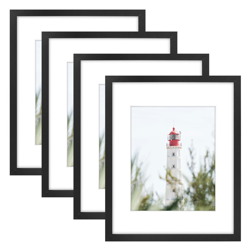 Gallery Matted Frame Set,Wall Mount Display, 14.72" H x 11.77" W x 2.95" D