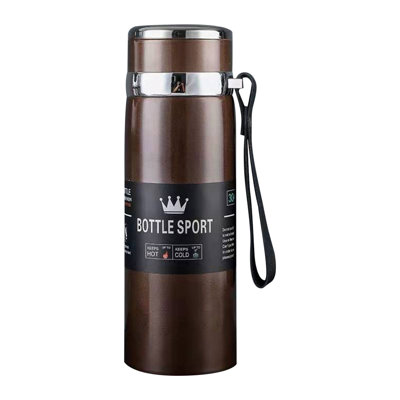 vacuum cup Winter Portable Rope Insulation Cup Stainless Steel Outdoor Vehicle Mounted Large Capacity Insulation Cup 800mL