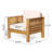 Outdoor Acacia Wood Club Chairs with Cushions-1694294036-1694294038