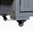 60.2"W Outdoor Kitchen Island with Wheels and Stainless Steel Top-2023604925
