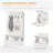 3-In-1 Entryway Hall Tree With Storage Bench,Coat Rack With Five Hooks And Shoe Storage-782849541