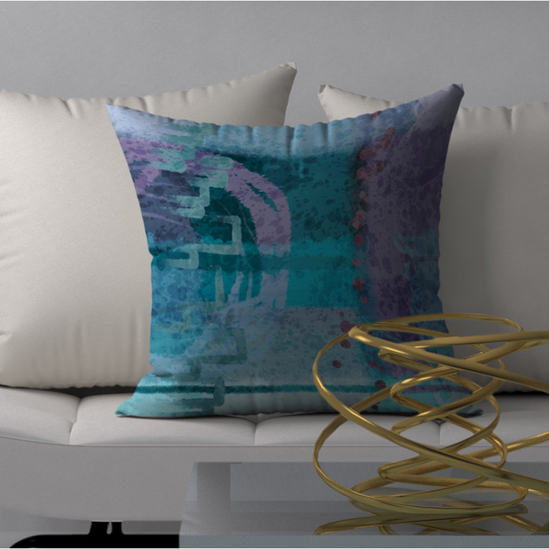 Housse de coussin carrée/insert, 18" x 18"