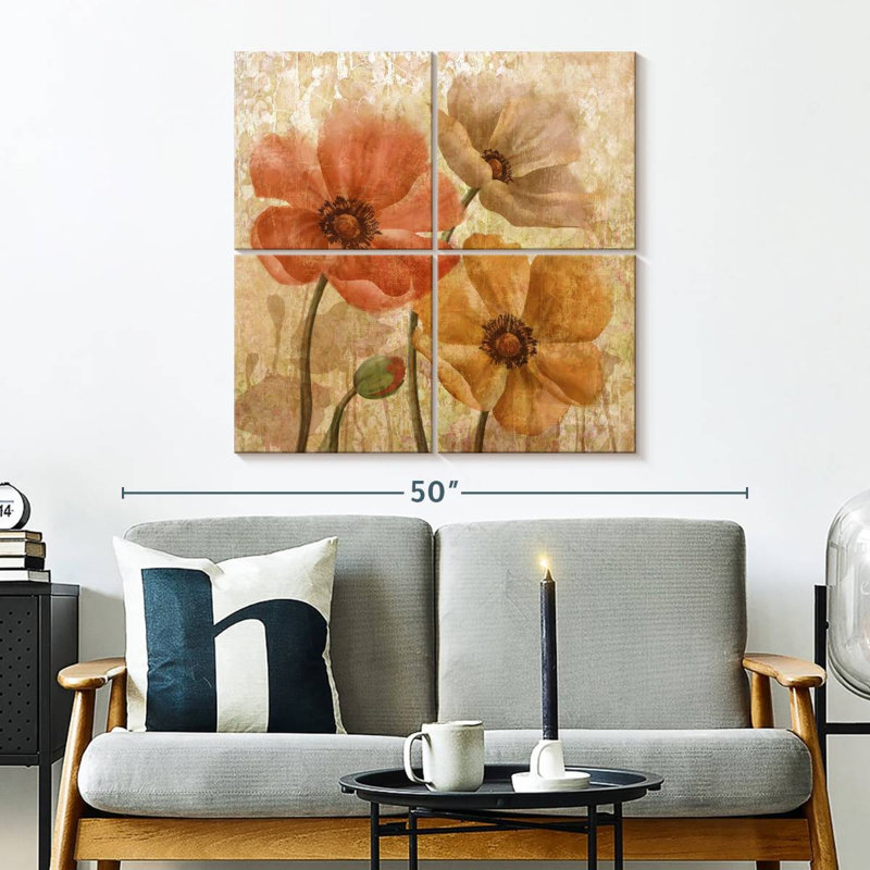 Harnek Poppy Allure I, 32" H x 32" W