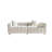 87.4'' 3-Seater Teddy Velvet Sofa, Upholstered Couch With Metal Base Legs & 2 Pillows For Living Room, Bedroom-116498374