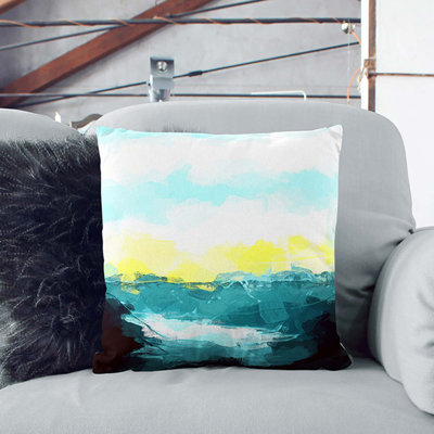 Abstract Square Throw Cushion
