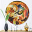 Way of Inner Paint - Horloge murale moderne en bois-63618633