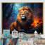 «Lion Vivid Majesty I» sur toile-1282421894-1282421890