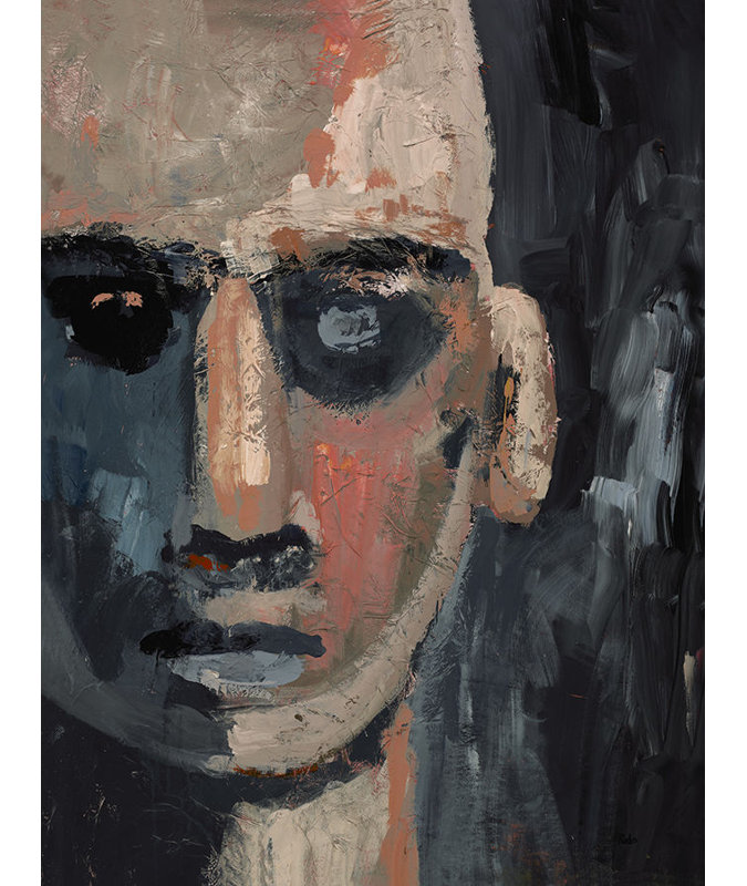 Third Uncle Print by Chelsea Art Studio, Knife Gel, 40" H x 30" W x 1.5" D