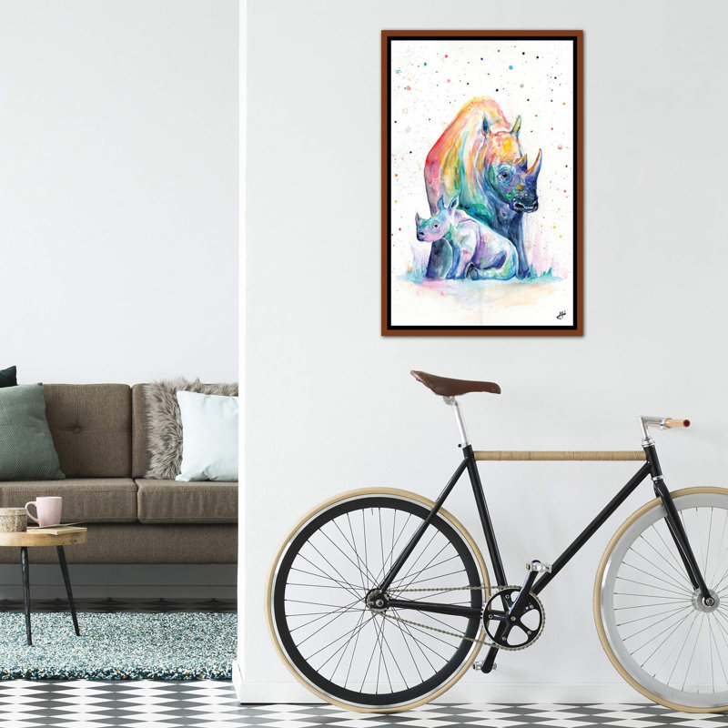 Abri sur toile, Toile classique avec cadre brun, H 60 po x l 40po x P 1,5 po
