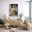 «Golden Retriever in Laundry Laundry», reproduction d'art sur toile encadrée, impression sur toile-126030879-126030873