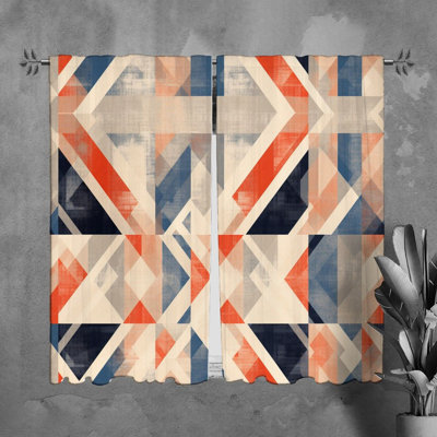 Trysten Polyester Room Darkening Curtain Pair