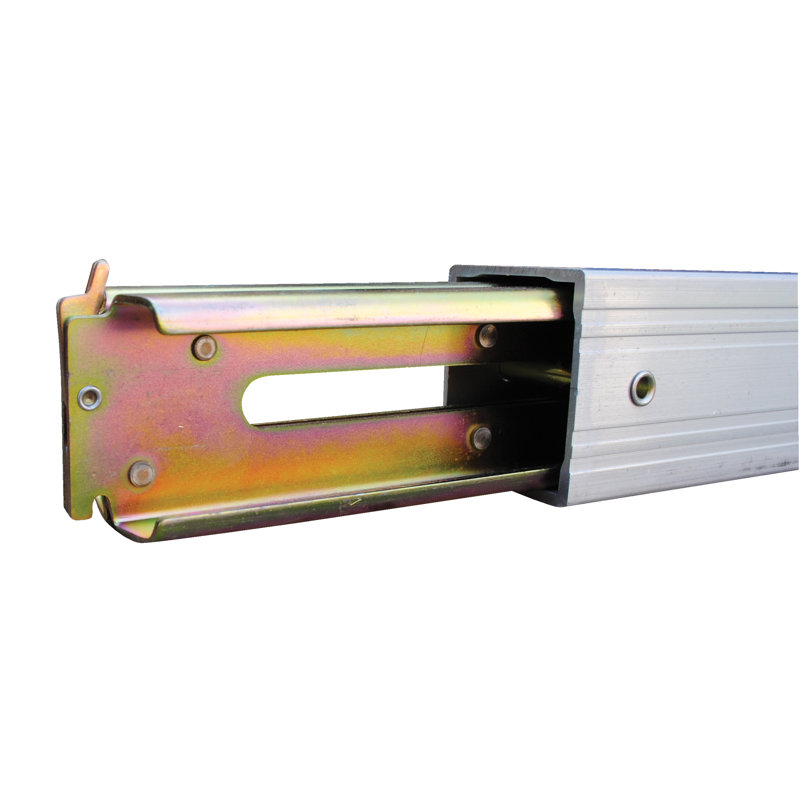 Rail en aluminium une pièce, H 3,25 po x l 85 po x P 2,62 po