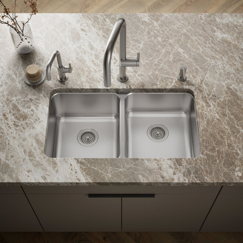 Undertone 31-1/2" L x 18" W Undermount Kitchen Sink