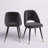 Sunni Velvet Upholstered Dining Chair with Gold Trim-1627779575