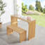 Ensemble de table et banc de salle à manger Natural Pine