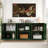 Modern Fluted Sideboard with Curved Edge, 6-Door Large Buffet Cabinet for Kitchen And Living Room-880457560-879265393