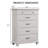 Contemporary Style Drawer Chest