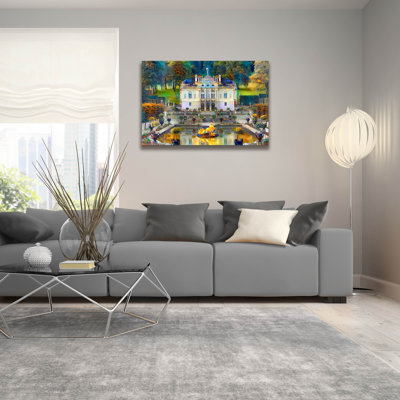 'Germany Schloss Linderhof Palace In Ettal'  by Pedro Gavidia Acrylic Glass Wall Art, 36" x 24"