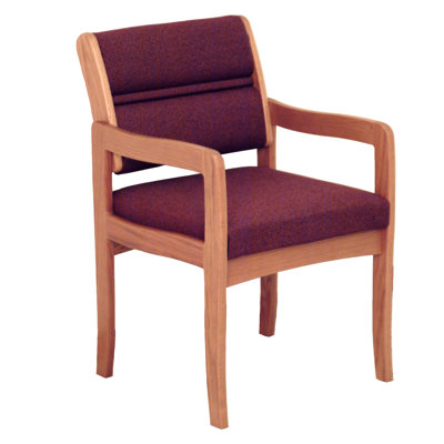 Geier Polyester/Polyester Blend Seat Reception Chair