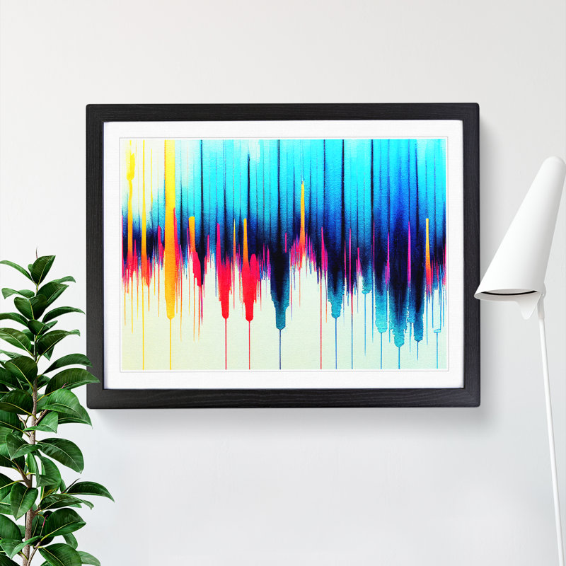 Equalizer Audio Vol.3 Abstract - Wall Art, 46cm H x 64cm W x 2cm D, Black