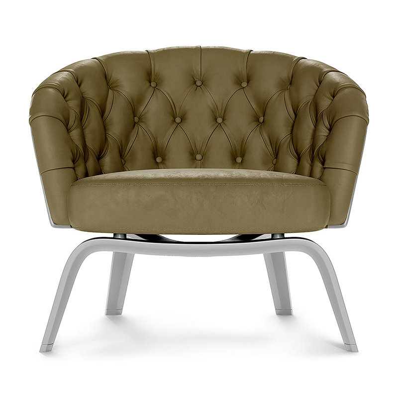 Tissu en similicuir Abbeyshea Hewitt par The Yard, Patina