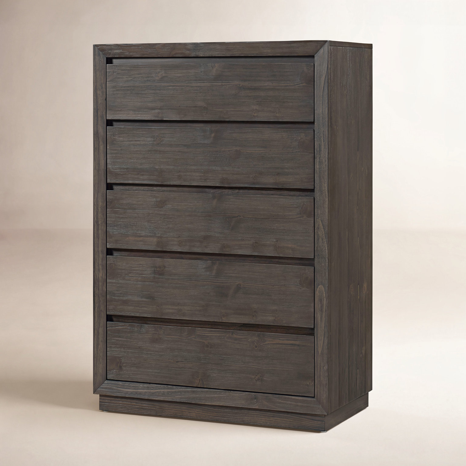 Albie 5-Drawer Pine Chest, Cocoa
