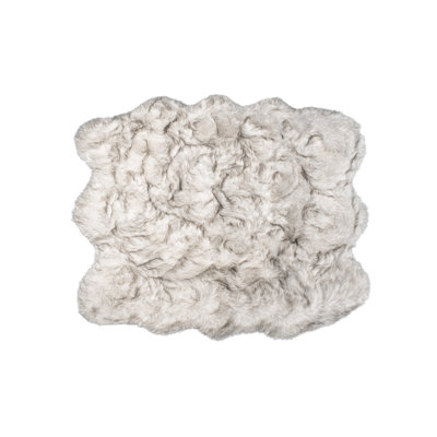 Tapis en fausse peau de mouton Oguz
