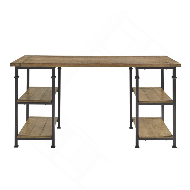Table de bureau vintage 1 pièce avec 4 tablettes ouvertes