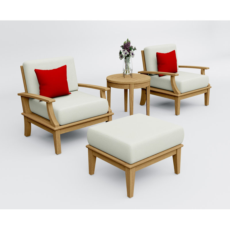 Somer Outdoor 4 - Piece Conversation Set