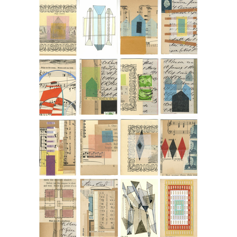 Mid Century Grid II, H 30 po x l 20 po x P 1,25 po