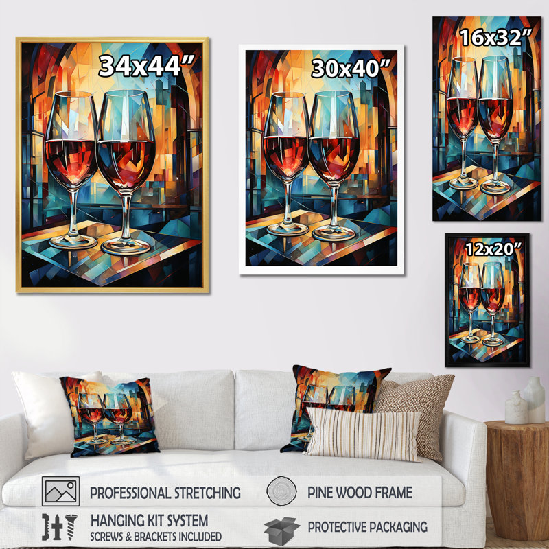 Toast Reflections II, reproduction d'art sur toile, Cadre simple noir, H 20 po x l 12 po x P 1 po