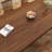 Brown Rectangular Solid Wood Dining Table-1181581329