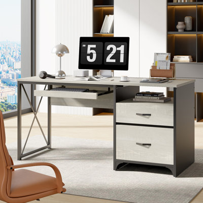 Bureau d'écriture avec plateau pour clavier Labelle