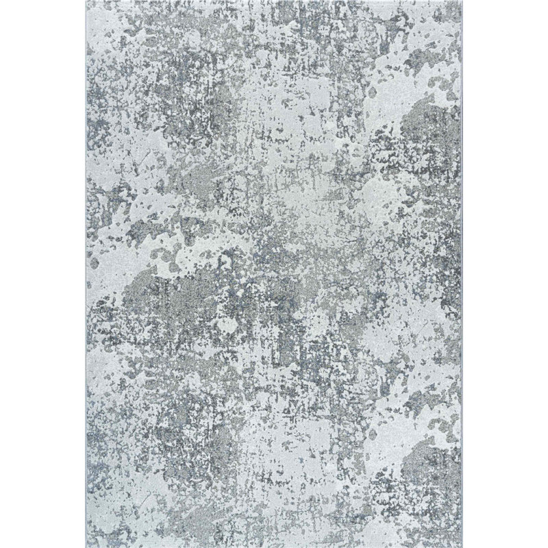 Moldenhauer Machine Woven Blue/Grey Indoor Rug, Rectangle 80cm x 150cm