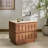 Kaylissa Travertine Nightstand
