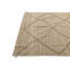Tapis carré brun clair Iraheta