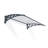 Palram - Canopia Neo Polycarbonate Clear Stationary Slope Door and Window Awning-94128928