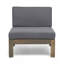 Ensemble de canapé LSHAPE, gris foncé