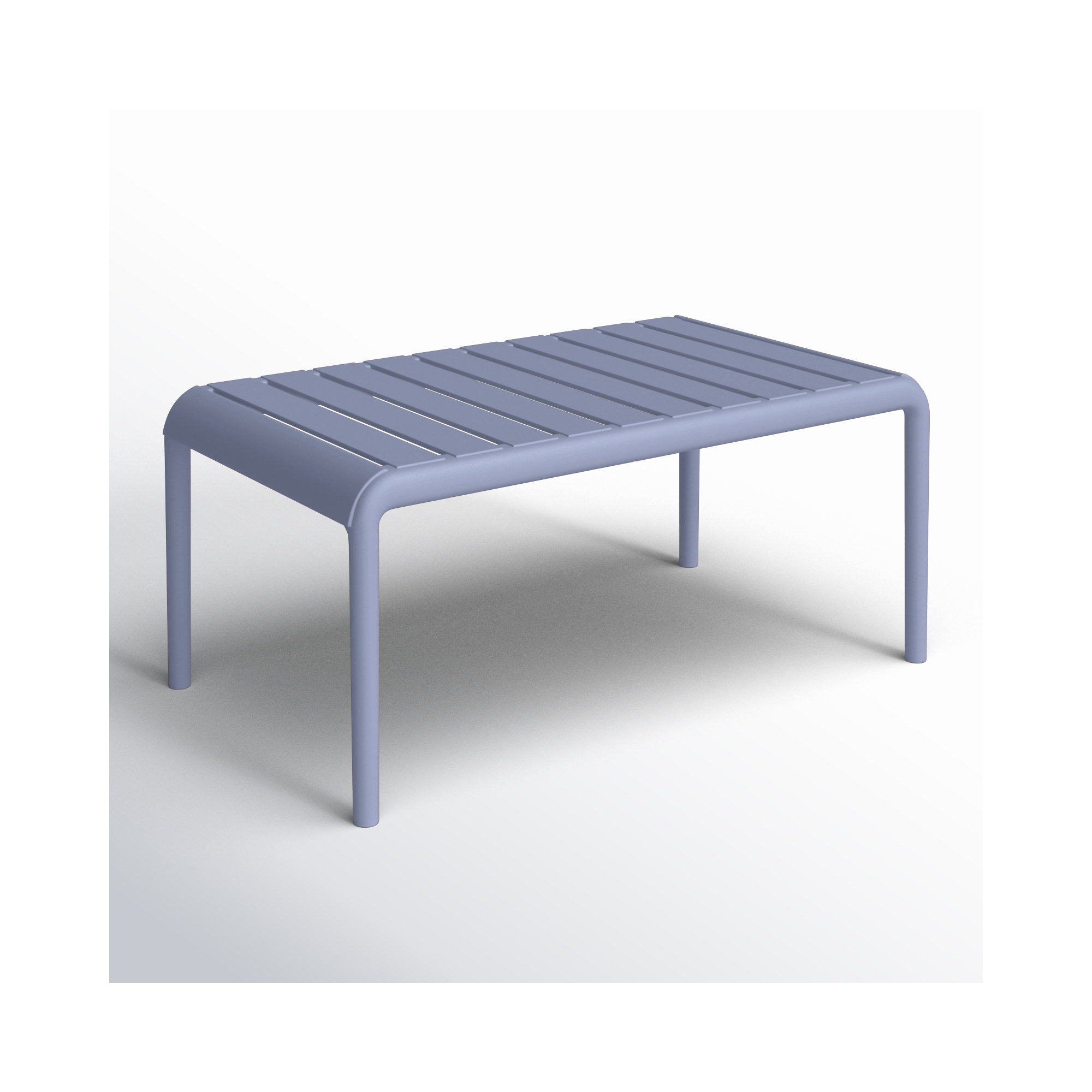 Paris 35'' Outdoor Coffee Table, Dark Gray