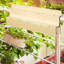 Table de balcon, barre de garde-corps pliable en bois d'épinette, table de service et bureau, peut accueillir jusqu'à 3,9 pouces